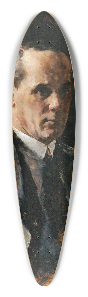 Fritz Rojka - Selbstbildnis 39.3 inch art pintail longboard deck