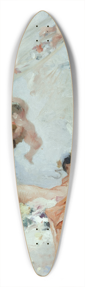 Gabriel Ferrier - Les Fleurs 39.3 inch art pintail longboard deck