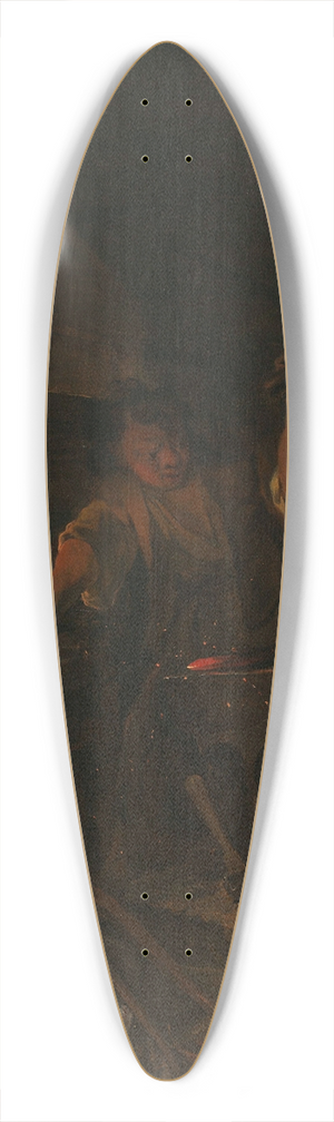 Gabriel Metsu - The Weaponsmith 39.3 inch art pintail longboard deck