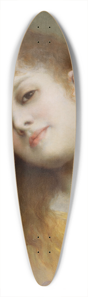 Gabriel von Max - Bildnis eines jungen Mdchens 39.3 inch art pintail longboard deck