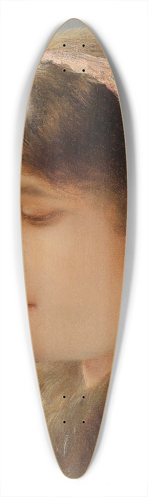 Gabriel von Max - Daydreaming 39.3 inch art pintail longboard deck