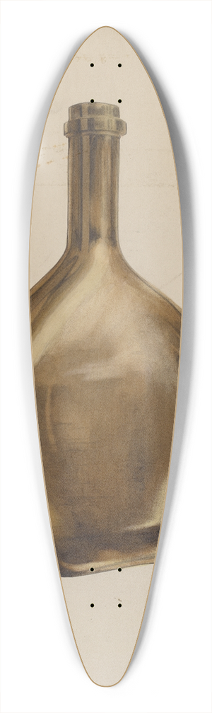 G.A. Spangenberg - Whiskey Flask 39.3 inch art pintail longboard deck