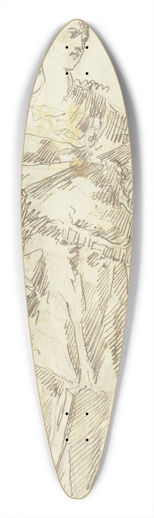 Gaspare Diziani - Allegorische Frauenfigur 39.3 inch art pintail longboard deck