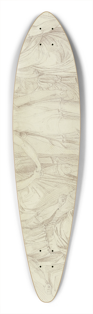 Gavin Hamilton - Achilles nimmt Abschied von Briseis 39.3 inch art pintail longboard deck