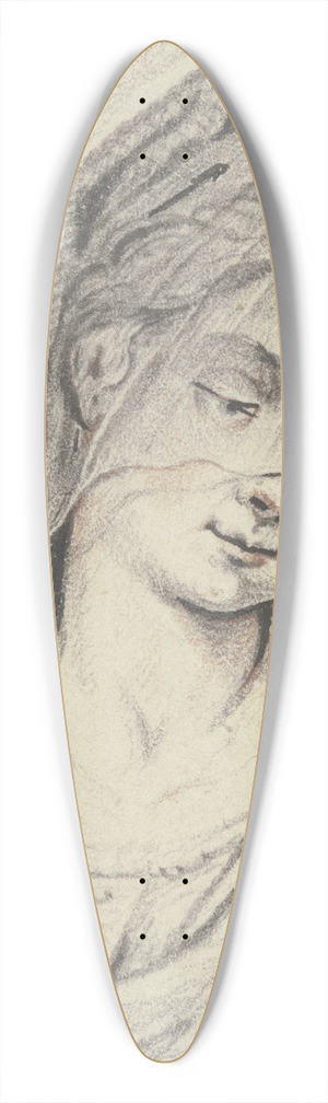 G. A. Wilmans - Brustbild eines herabblickenden Mdchens mit einem Schleier 39.3 inch art pintail longboard deck
