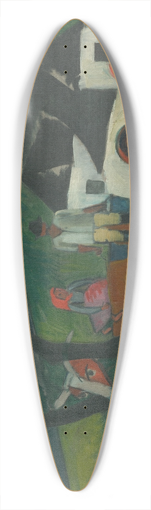 Gejza Schiller - Hospodrsky dvor 39.3 inch art pintail longboard deck