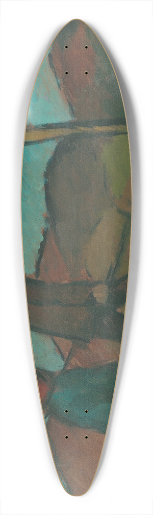 Gejza Schiller - Z prce 39.3 inch art pintail longboard deck