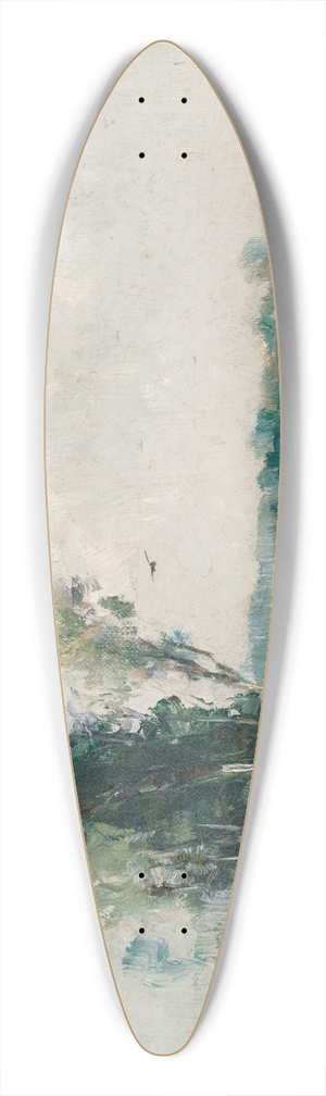 George A. Boyle - Landscape with a Stream 39.3 inch art pintail longboard deck