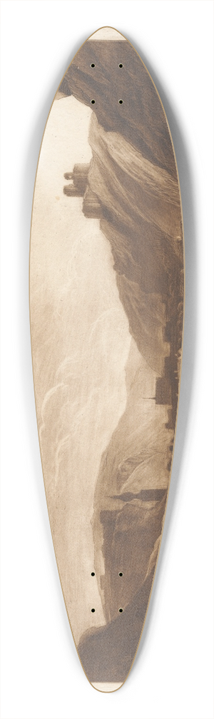 George Arnald - Bouvignes and Dinant 39.3 inch art pintail longboard deck