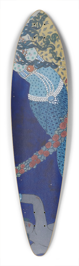 George Barbier - Cleopatra 39.3 inch art pintail longboard deck