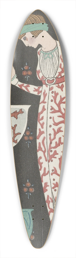 George Barbier - Robe dintrieur 39.3 inch art pintail longboard deck