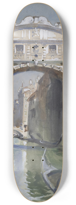 John Singer Sargent - Bridge of Sighs 8.25 inch art skate deck