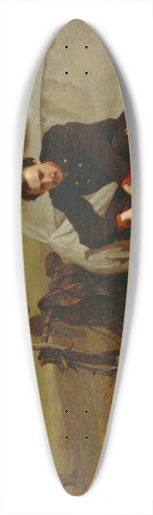George Cochran Lambdin - At The Front 39.3 inch art pintail longboard deck