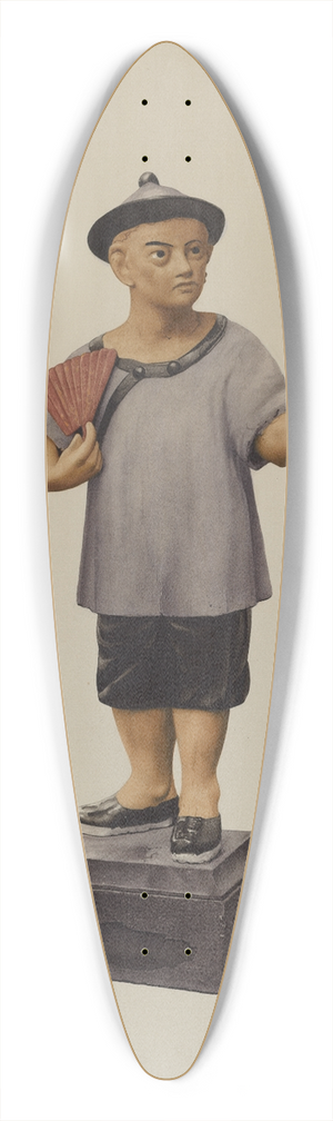 George Constantine - Iron Hitching Post 39.3 inch art pintail longboard deck