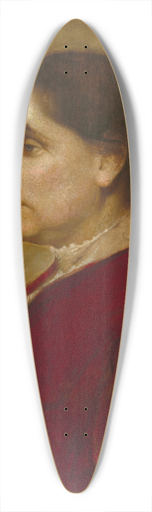 George de Forest Brush - Jane Addams 39.3 inch art pintail longboard deck