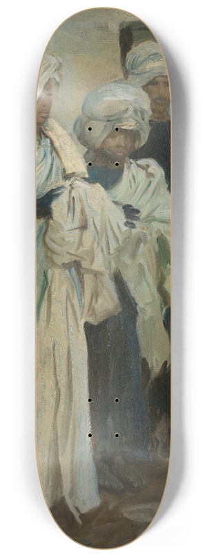 John Singer Sargent - Egyptian Indigo Dyers 8.25 inch art skate deck