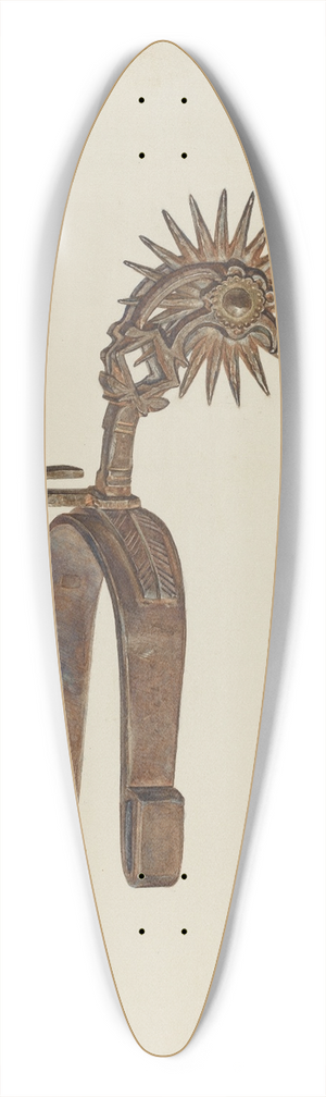 George E. Rhone - Spur 39.3 inch art pintail longboard deck