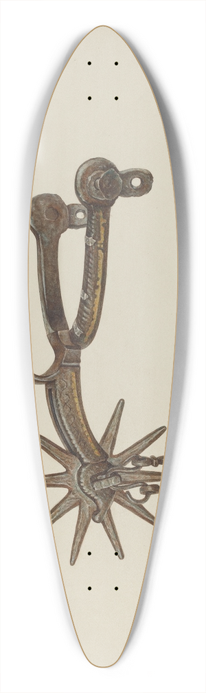 George E. Rhone - Spur 39.3 inch art pintail longboard deck
