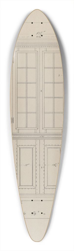 George Fairbanks - Corner Cupboard 39.3 inch art pintail longboard deck
