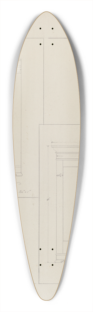 George Fairbanks - Wardrobe 39.3 inch art pintail longboard deck