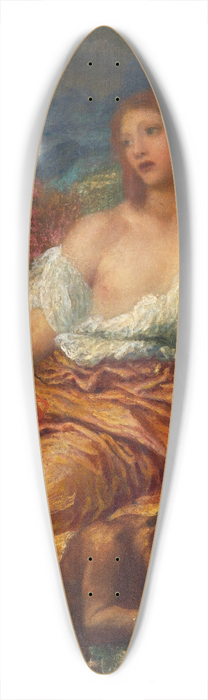 George Frederic Watts - Ariadne 39.3 inch art pintail longboard deck
