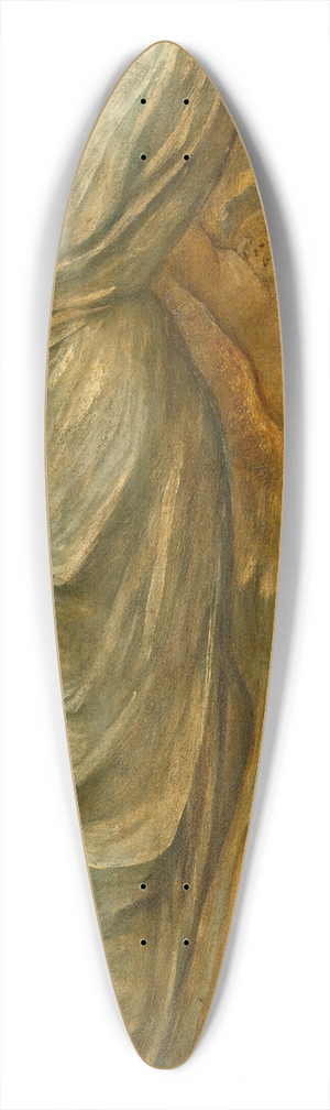 George Frederic Watts - Study for Love and Death 39.3 inch art pintail longboard deck