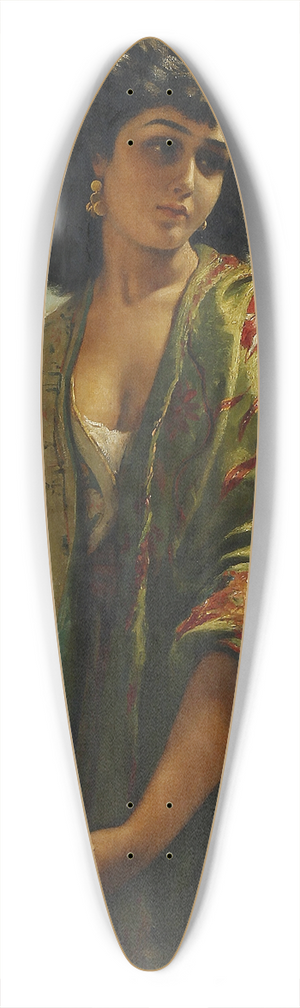 George Hamilton Barrable - Leila 39.3 inch art pintail longboard deck