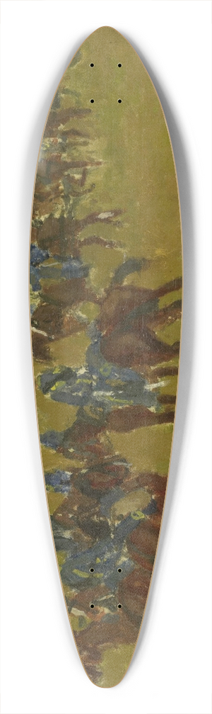 George Hendrik Breitner - Artillery on Maneuver 39.3 inch art pintail longboard deck