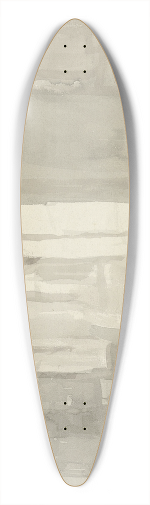 George Hendrik Breitner - Bouwput Sint Agnietenstraat te Amsterdam 39.3 inch art pintail longboard deck