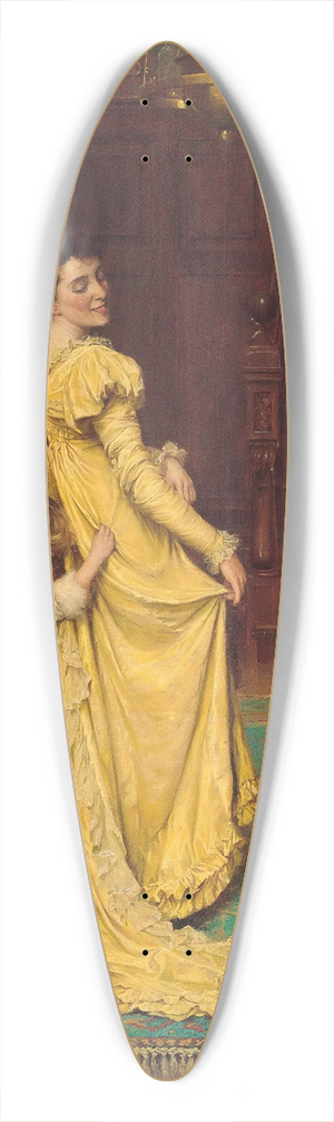 George Hillyard Swinstead - Hide and seek 39.3 inch art pintail longboard deck