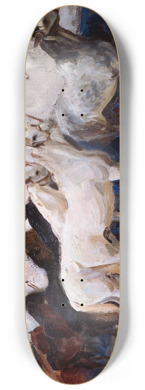 John Singer Sargent - Horses at Palma 8.25 inch art skate deck