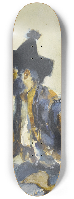 John Singer Sargent - King of the Gypsies 8.25 inch art skate deck