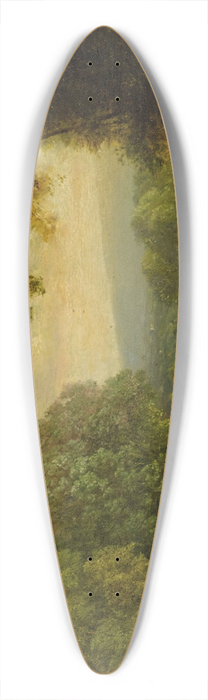George Inness - Landscape 39.3 inch art pintail longboard deck
