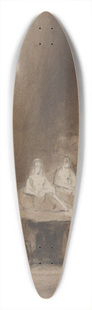 George Jones - Chantreys Studio 39.3 inch art pintail longboard deck