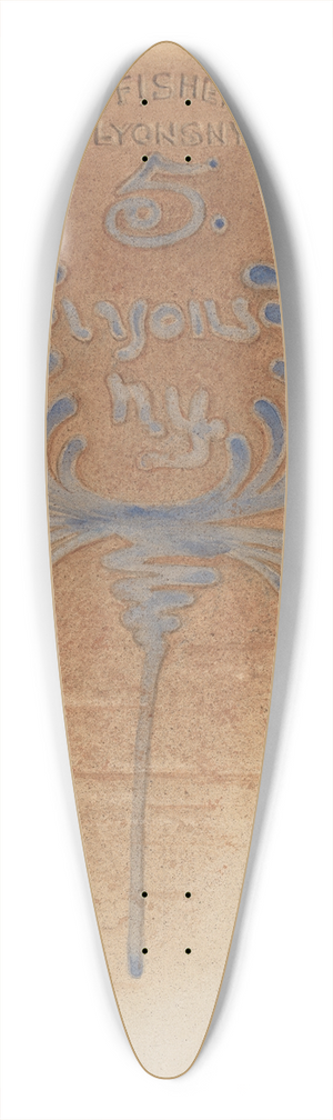 George Loughridge - Jug 39.3 inch art pintail longboard deck