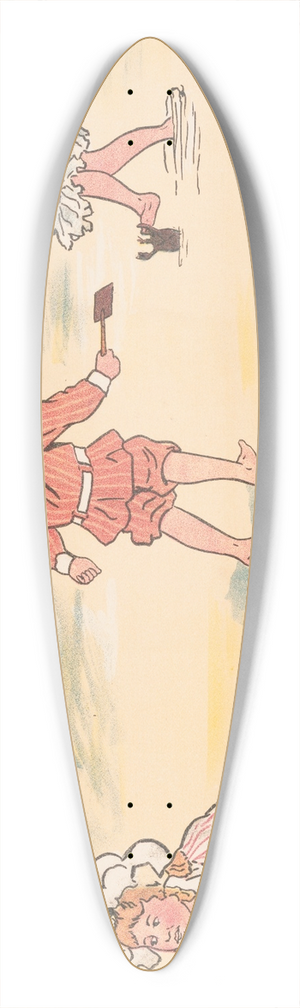 George Markendorff - At the shore 39.3 inch art pintail longboard deck