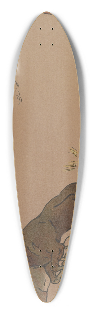 George Markendorff - Deer hunt 39.3 inch art pintail longboard deck