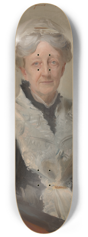 John Singer Sargent - Mrs. Frederick Mead (Mary Eliza Scribner) 8.25 inch art skate deck