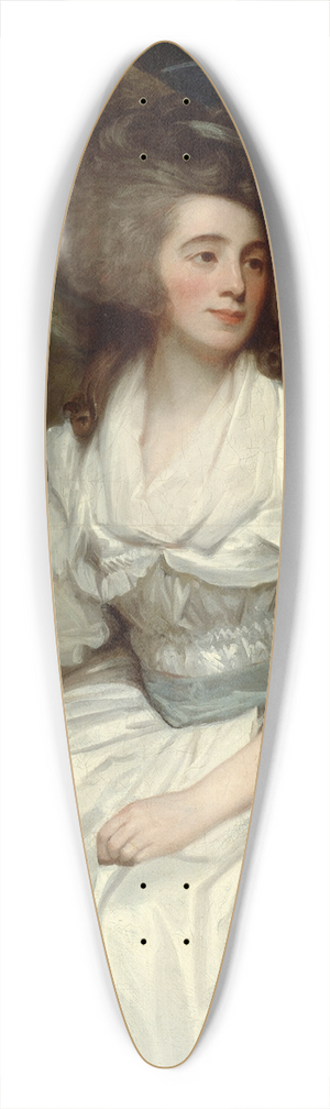 George Romney - Mrs. Francis Russell 39.3 inch art pintail longboard deck