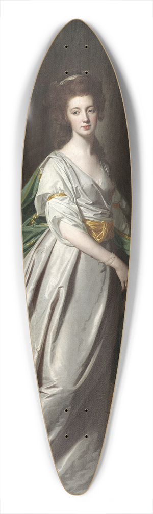 George Romney - Mrs. Thomas Scott Jackson 39.3 inch art pintail longboard deck