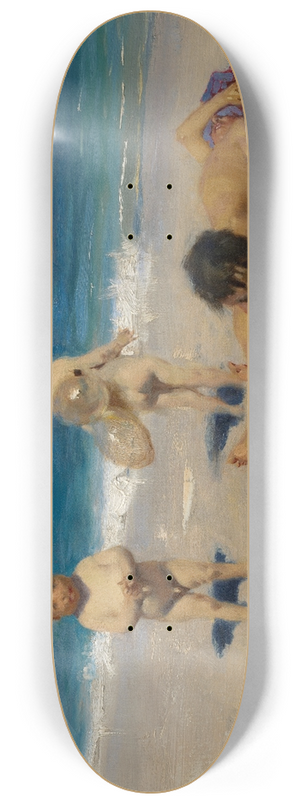 John Singer Sargent - Neapolitan children bathing 8.25 inch art skate deck