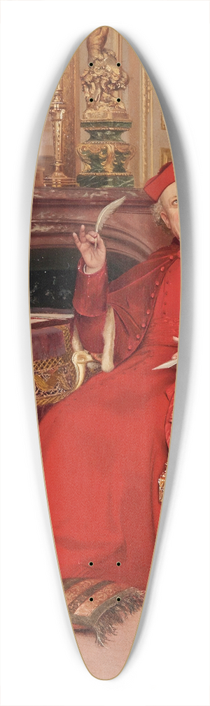 Georges Croegaert - Le Mot Juste 39.3 inch art pintail longboard deck