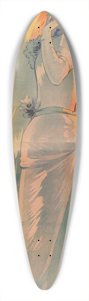 Georges de Feure - Marjolaine 39.3 inch art pintail longboard deck