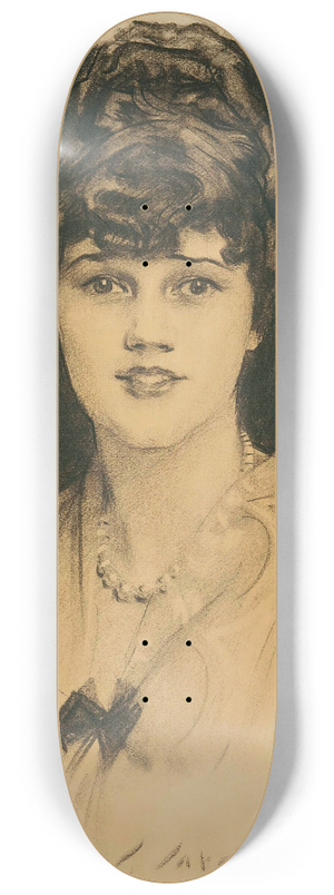 John Singer Sargent - Portrait of Constance Coolidge (1892-1973) 8.25 inch art skate deck