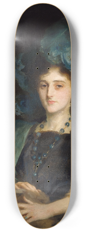 John Singer Sargent - Portrait Of Miss Katherine Elizabeth Lewis 8.25 inch art skate deck