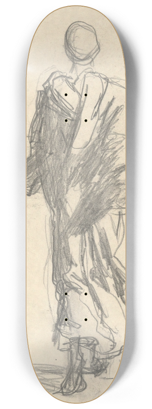 John Singer Sargent - Rear View of a DrapedFigure 8.25 inch art skate deck