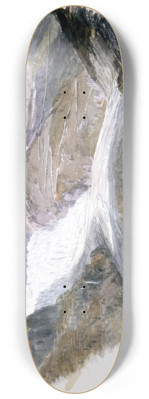 John Singer Sargent - Rhne Glacier 8.25 inch art skate deck
