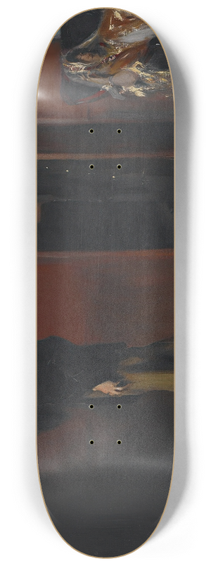 John Singer Sargent - Robert Louis Stevenson and His Wife 8.25 inch art skate deck