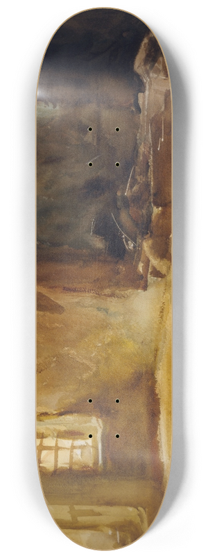 John Singer Sargent - Ruined CellarArras 8.25 inch art skate deck