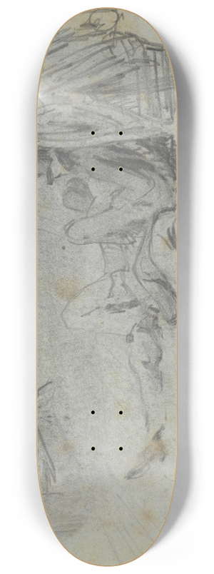 John Singer Sargent - Sailors on Deck of Ship 8.25 inch art skate deck